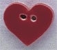 Mill Hill Ceramic Button 86009 Small Red Heart