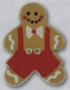Mill Hill Ceramic Button 86014B Gingerbread Boy