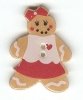 Mill Hill Ceramic Button 86014G Gingerbread Girl