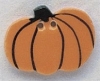 Mill Hill Ceramic Button 86034 Harvest Pumpkin
