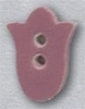 Mill Hill Ceramic Button 86045P Pink Tulip