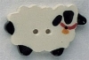 Mill Hill Ceramic Button 86052 Sheep with Bell