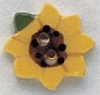 Mill Hill Ceramic Button 86069 Sunflower