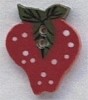 Mill Hill Ceramic Button 86079 Strawberry