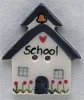 Mill Hill Ceramic Button 86118 School House