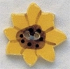 Mill Hill Ceramic Button 86138 Large Sunflower