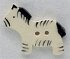 Mill Hill Ceramic Button 86142 Zebra