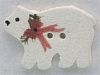 Mill Hill Ceramic Button 86145 Christmas Polar Bear