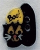 Mill Hill Ceramic Button 86164 Boo Kitty