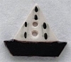 Mill Hill Ceramic Button 86171 Mayflower