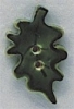 Mill Hill Ceramic Button 86188 Green Leaf
