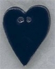 Mill Hill Ceramic Button 86208 Large Navy Folk Heart