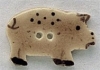 Mill Hill Ceramic Button 86225 Pig Facing Right
