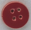 Mill Hill Ceramic Button 86278 Medium Red Round