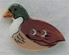 Mill Hill Ceramic Button 86306 Duck