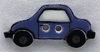 Mill Hill Ceramic Button 86314 Blue Car