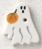 Mill Hill Ceramic Button 86342 Petite Ghost