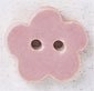 Mill Hill Ceramic Button 86390 Light Pink Posy Flower with Matte Finsih