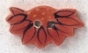 Mill Hill Ceramic Button 86395 Poinsettia