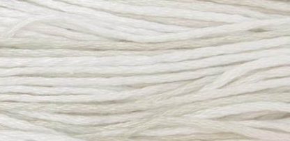 1088 White Lightning Weeks Dye Works 6-Strand Floss