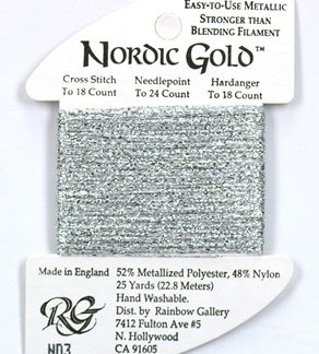 Rainbow Gallery Nordic Gold ND3 Silver