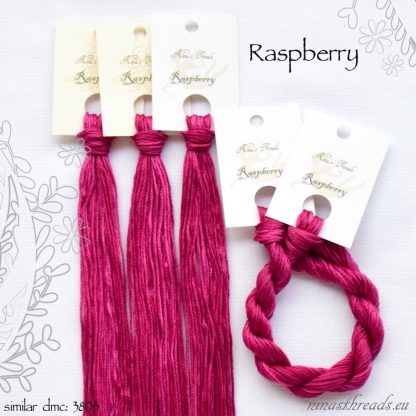 Nina's Threads Raspberry Cotton Floss