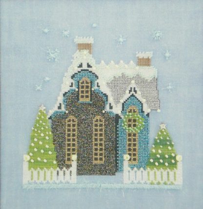 NC163 Little Snowy Blue Cottage
