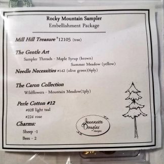 Rocky Mountain Sampler Embellishment Pack