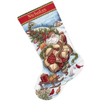 Santa's Journey Stocking from Dimensions