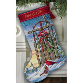 Christmas Sled Stocking from Dimensions
