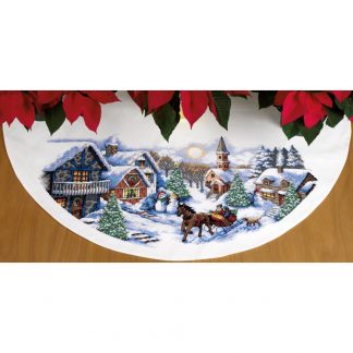 Sleigh Ride Tree Skirt from Dimensions