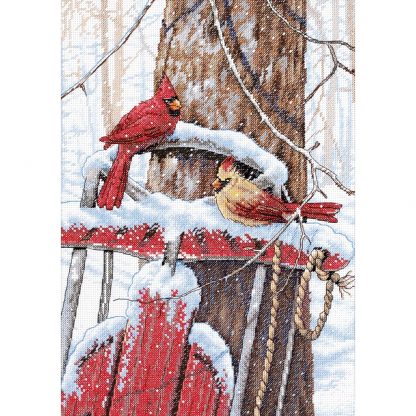 Cardinals on Sled from Dimensions