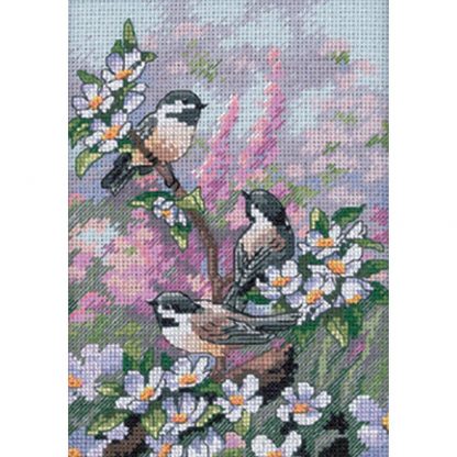 Chickadees in Spring fro Dimensions