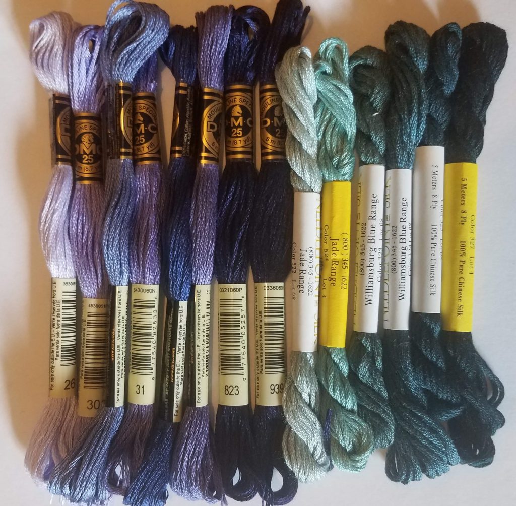 Lavender & Lace Needlepaints Conversion: 2101 - 2106 - Stitchlets