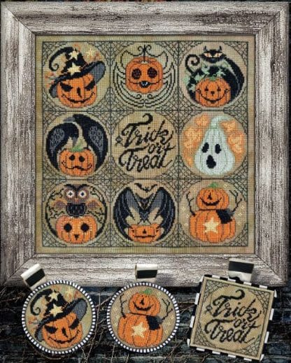 Trick or Treat Cross Stitch by Cottage Garden Samplings