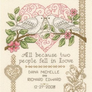All Because Wedding Sampler from Imaginating