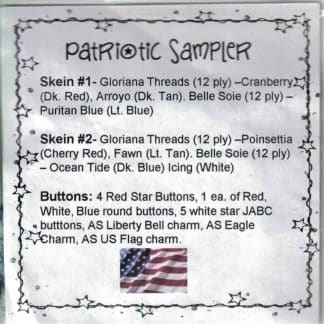 Patriotic Sampler Embellishment Pack