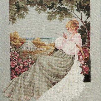 LL20 Nantucket Rose by Lavender & Lace cross stitch