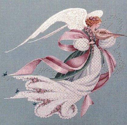 LL23 Angel of Spring by Lavender & Lace cross stitch