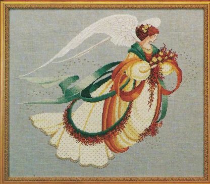 LL30 Angel of Autumn by Lavender & Lace Cross Stitch