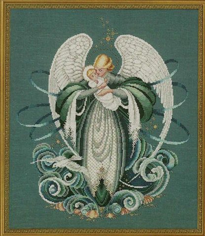 LL37 Angel of the Sea by Lavender & Lace cross stitch