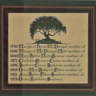 LL38 Mother's Tree by Lavender & Lace cross stitch