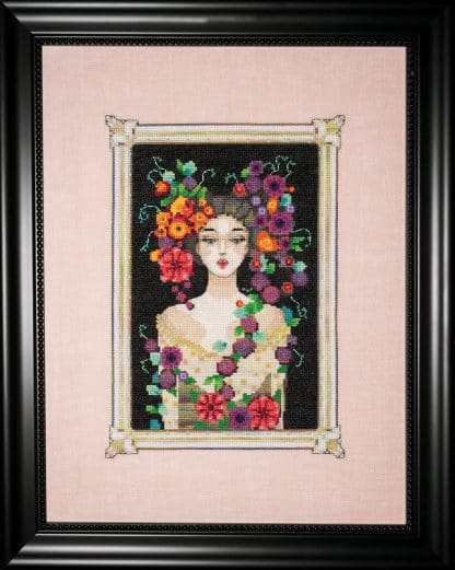 MD186 Camille in Bloom by Mirabilia Designs cross stitch