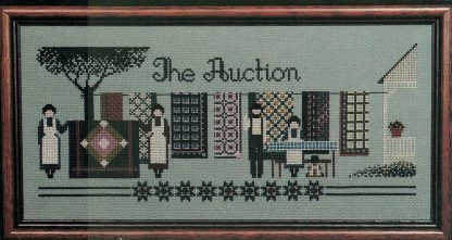 TG03 The Auction cross stitch by Told in a Garden