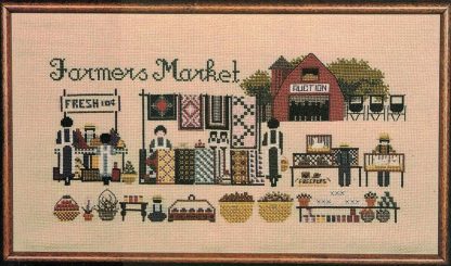 TG08 Farmers Market cross stitch by Told in a Garden