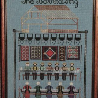 TG13 The Barn-Raising cross stitch by Told in a Garden