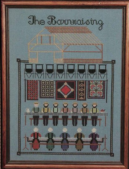 TG13 The Barn-Raising cross stitch by Told in a Garden