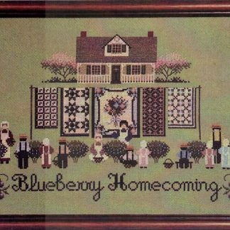 TG22 Blueberry Homecoming cross stitch by Told in a Garden