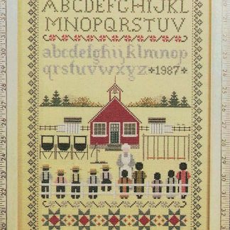 TG25 Schoolhouse Sampler cross stitch by Told in a Garden