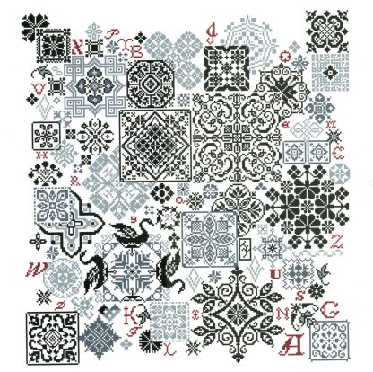 RMS1345 Conundrum cross stitch pattern